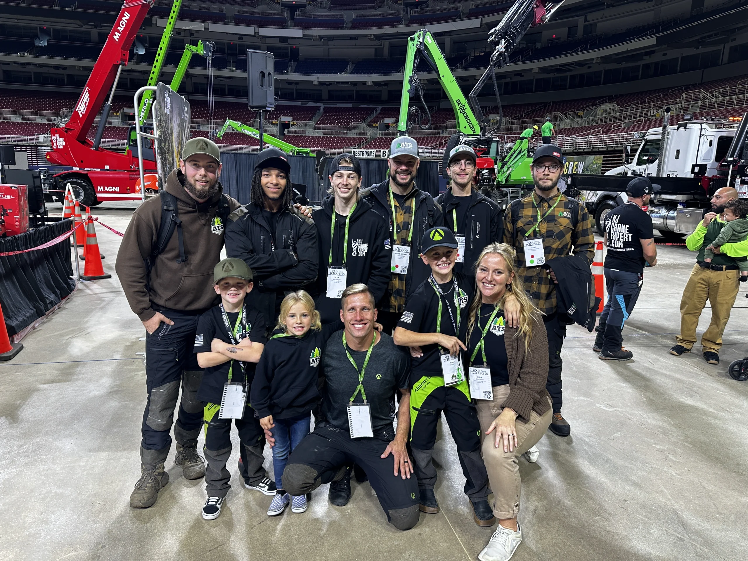 Group photo with Adam's Family | ATS Tree Services