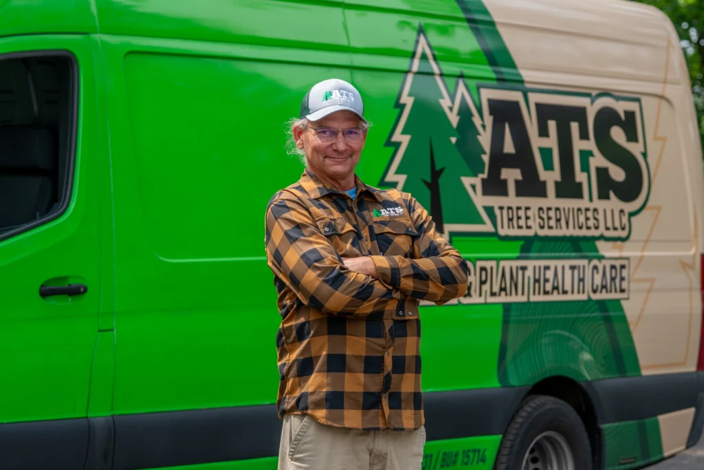 Chris Van Orden with PHC Truck | ATS Tree Services